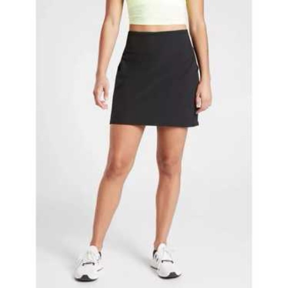 NWT ATHLETA Black “Action Skort in Dobby 16.5”” - Picture 1 of 8